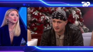 ‘Të kam parë sa mirë flet pas krahëve”/ Zhkalina përplaset LIVE me Kristin: Të pashë kur fole me Oltën kur ika!