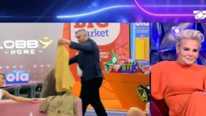 “Të kujtojnë gjë?”/ Rogerti i nxjerr live xhaketat e Ilir Metës Monika Kryemadhit në spektakël, ja si përgjigjet ajo